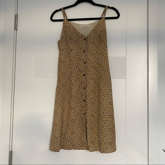 SM Wardrobe Yellow Floral Sundress - M - Picture 3 of 4